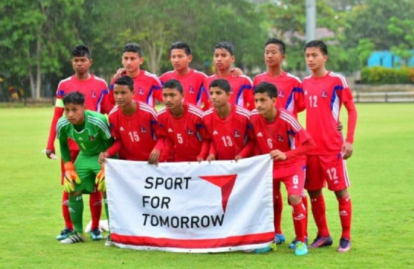 nepali-u-16-national-football-team-leaves-for-jordan